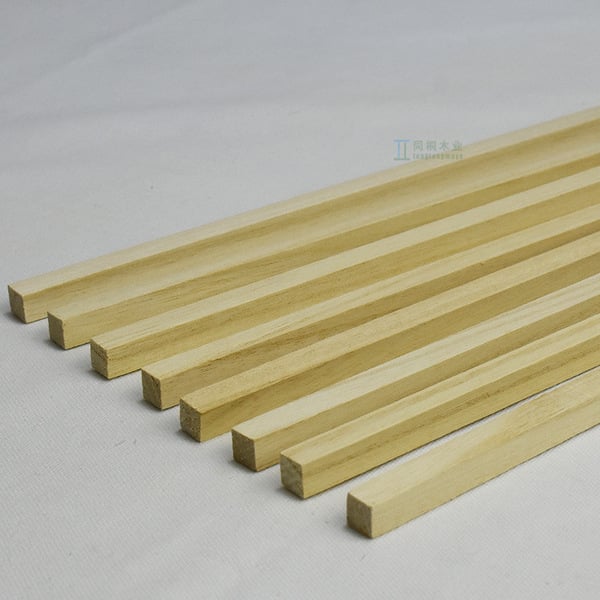Picture of Wooden Log Strips, Paulownia Wood Chips, Primary and Secondary School DIY Handmade Model Materials, Balsa Wood Planks, Wooden Sticks, Wooden Sticks (Beige)