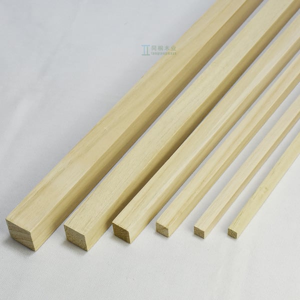 Picture of Wooden Log Strips, Paulownia Wood Chips, Primary and Secondary School DIY Handmade Model Materials, Balsa Wood Planks, Wooden Sticks, Wooden Sticks (Beige)