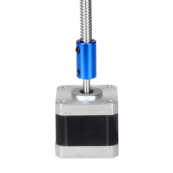 Picture of 3D Printer Coupling Aluminum Alloy Rigid Coupling Connector Motor Screw Engraving Machine Shaft Coupling (5mm to 5mm)
