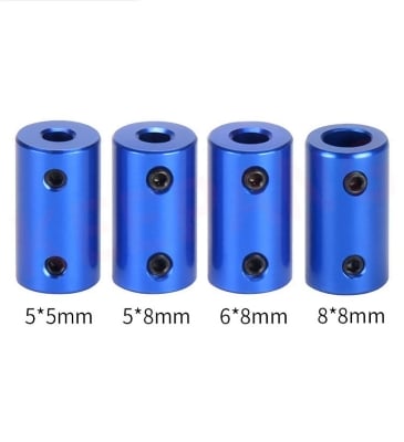 Picture of 3D Printer Coupling Aluminum Alloy Rigid Coupling Connector Motor Screw Engraving Machine Shaft Coupling (5mm to 5mm)