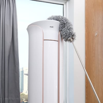Picture of Mini Cleaning Feather Duster, Stainless Steel Ceiling Brush, Washable Dust Duster, 90cm Long Telescopic Dust Remover, Washable for Home Use (Random Color)