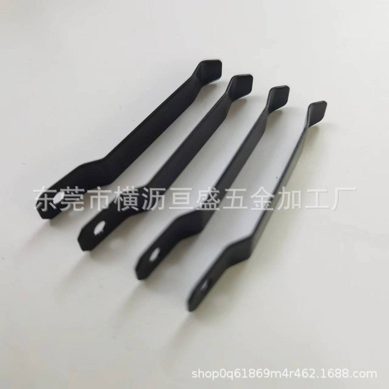 Picture of Stainless Steel Manganese Steel Flat Elastic Clip, Tool Box Pocket Camera Gadget Bag Money Bag Knife Clip (5 Pcs)
