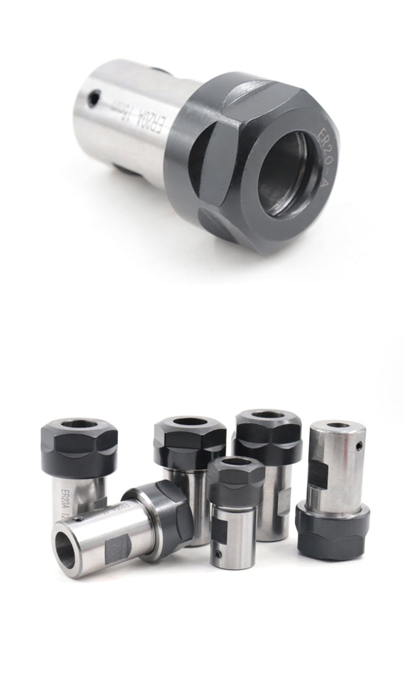 Picture of Hand Router, Power Router, CNC Engraving Machine Motor Shaft Cutter Rod ER16 spindle machine extension rod cutter sleeve connecting shaft (ER16A 12mm)