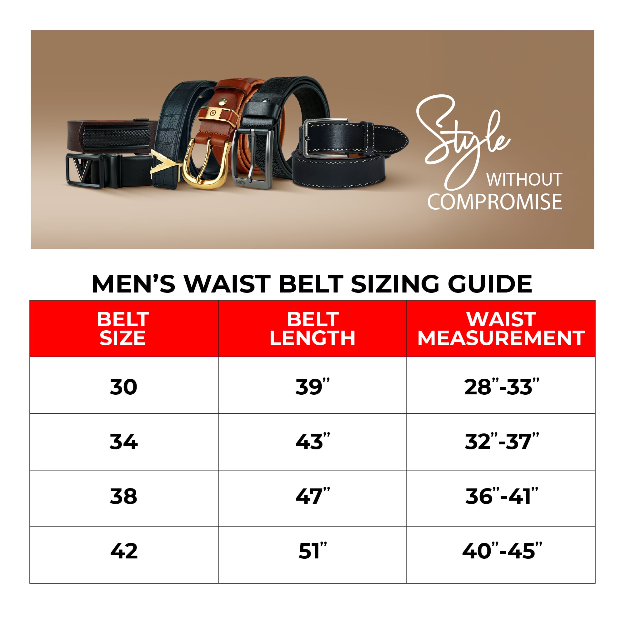 Picture of Venturini Men's Belt Dark Brown