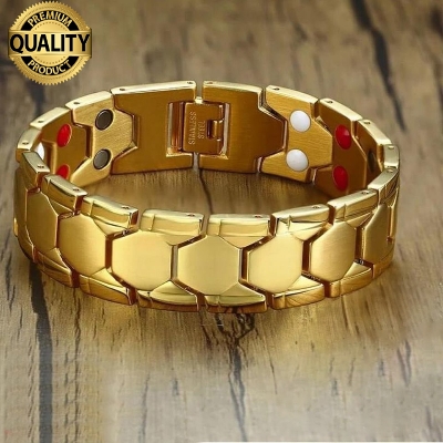 Picture of Double Magnetic Bracelets Complete Ss - Discover The Benefits Of Double Magnetic Bracelets, Designed For A Stylish Look With Ss Accents