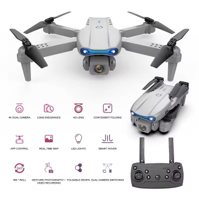 Picture of FLH E99 Pro Dual Camera Dual Battery Folding Camera Drone, Wifi Cam app Operator
