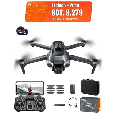 Picture of FLH Original V600 Popup Sensor Drone HD 720 P Dual Cameras Optical Flow Positioning Long Battery Life WIFI FPV  Dron RC Quadcopter Toy