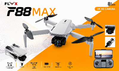 Picture of FLH F88 Max Drone Duel Camera Duel Battery Brashless Motor Drone