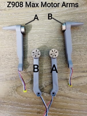 Picture of FLH Z908 drone Arms motor
