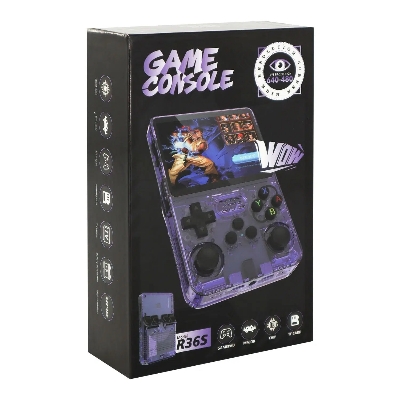 Picture of FLH R36S Retro Game Console 64GB 21000+ Games Linux and PSP Gaminig System 3.5 Inch IPS Screen Portable Pocket Game Player for Kids B Easy to Use