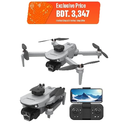 Picture of FLH X5HW Drone Duel Camera Duel Battery Obsticle Avoidence Professional Drone Price in bd