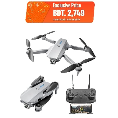 Picture of FLH Mini 2 Drone Duel Camera Duel Battery Brashless Motor With Life tIme Service Warrenty without Parts