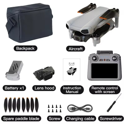 Picture of FLH XiL 017 4K Camera Drone with 3-Axis Gimbal, 249g Foldable Quadcopter, 10KM HD Transmission, 35min Flight, Smart Follow