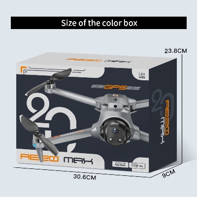 Picture of FLH AE20 MAX  Drone Gimbal HD Camera 5G WIFI Remote Screen 22min Flight Professional Foldable Brushles Large Screen RC Quadcopter