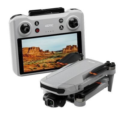 Picture of FLH 4DRC F15 3-Axis Gimbal 4K Drone HD Camera  5G WIFI Quadcopter 5.5 Inch Touch Screen Remote Control