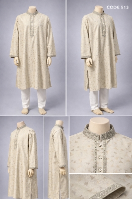 Picture of Luxury embroidery Panjabi with premium finish 513