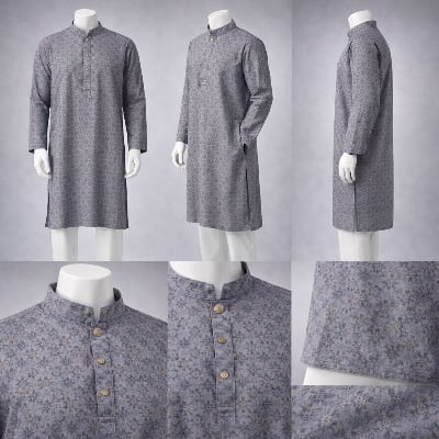 Picture of Gatsby Premium Panjabi for Men – Classic Fit | Eid & Festive Wear 04-PURPLE