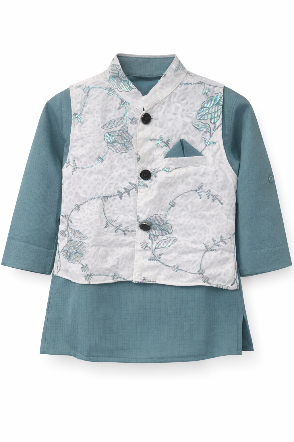 Picture of Boys Premium Embroidered Ethnic Panjabi Set (Top & Pajama).219