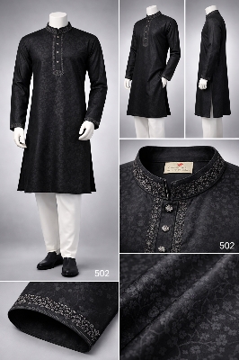 Picture of Luxury embroidery Panjabi with premium finish 502
