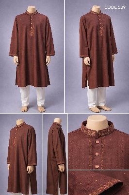Picture of Luxury embroidery Panjabi with premium finish 509