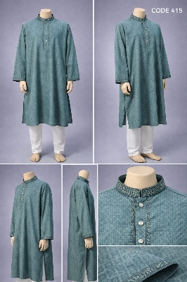 Picture of Luxury embroidery Panjabi with premium finish 415