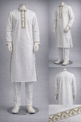 Picture of Gatsby Premium Panjabi for Men – Classic Fit | Eid & Festive Wear 06_white