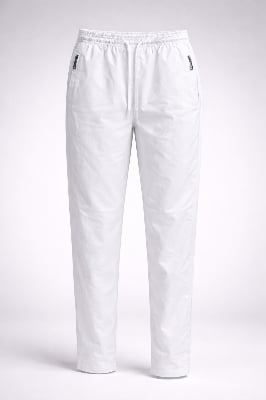 Picture of Boys Classic White Pajama Pant 1223