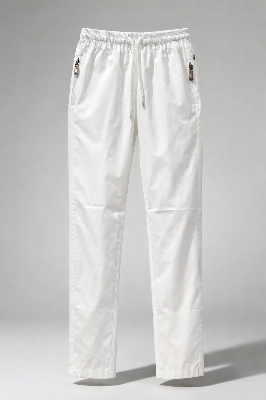 Picture of Men’s Classic White Cotton Stretch Trouser W 1137