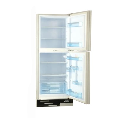 Picture of VISION Glass Door Refrigerator RE-280 Liter Vase W Magnolia Flower Top Mount