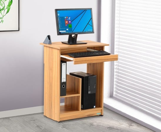Picture of Melamine computer table - Beige