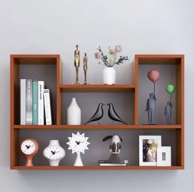 Picture of Wall Decor Wall Shelf length 2ft height 2ft - Multicolor