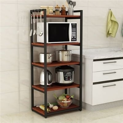 Picture of Best 3 Layer Kitchen Space Saving Shelf & Microwave Organizer with Utility Kitchenware Rack