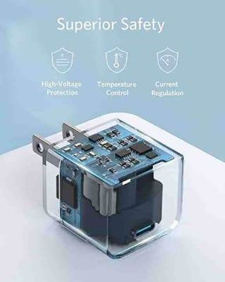 Picture of Anker 20w Cube PowerportIII PD USB C Fast Charger -White