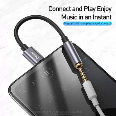 Picture of Baseus L54 Type-C to 3.5mm Jack Audio Adapter -Black
