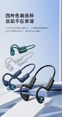 Picture of Awei A886 Pro Air Conduction Wireless Neckband -Black