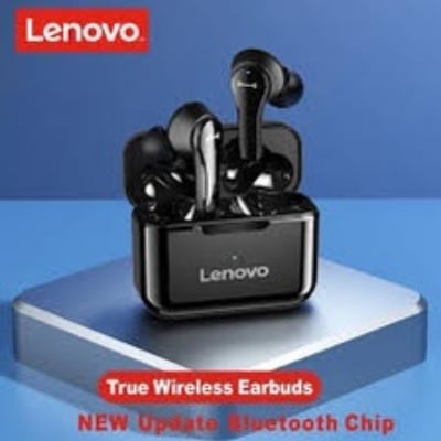 Picture of Lenovo QT82 TWS Bluetooth Dual Earbuds -Black