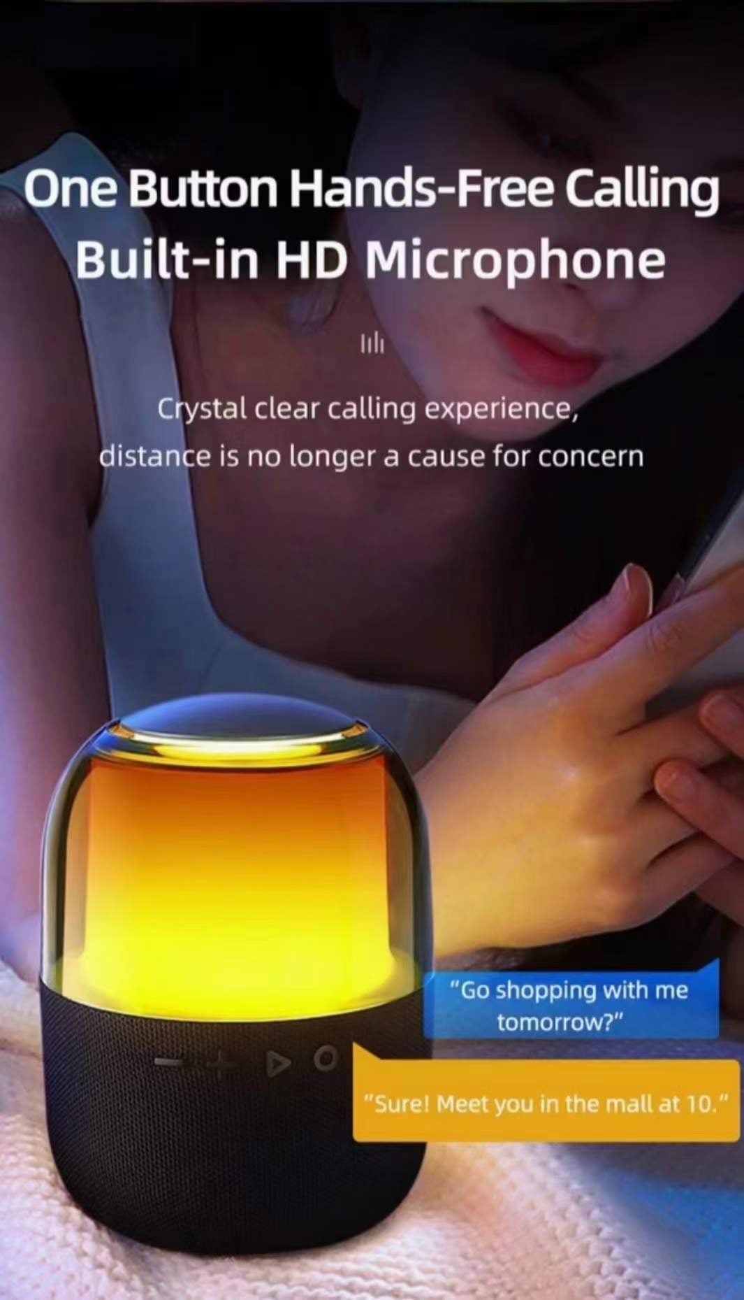 Picture of Joyroom JR-ML05 RGB Wireless Speaker -Black