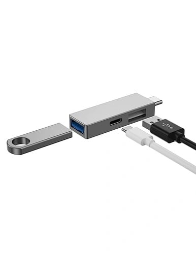 Picture of WIWU T02 PRO USB TYPE C HUB -Dark Grey