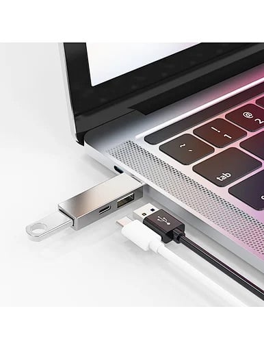 Picture of WIWU T02 PRO USB TYPE C HUB -Dark Grey