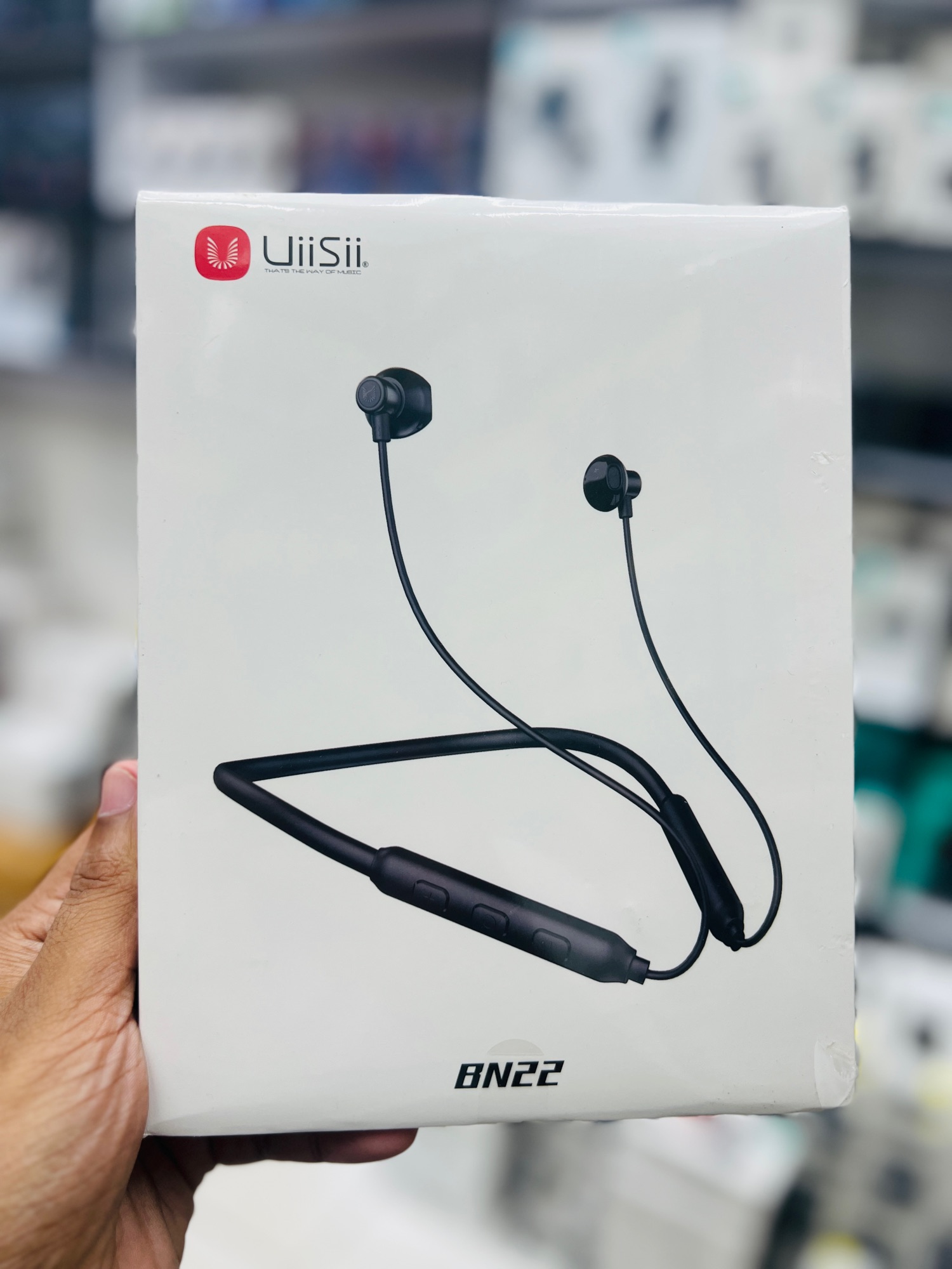Picture of UiiSii BN22 Wireless Bluetooth Neckband Earphone -Black