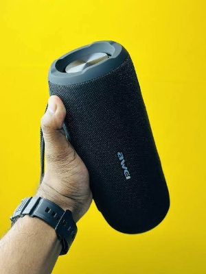 Picture of Awei Y669 Outdoor TWS Waterproof Portable Bluetooth Wireless IPX7 Dual Speaker -Aqua