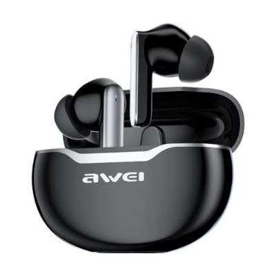 Picture of Awei T50 TWS Truly Wireless Gaming Bluetooth Earbuds - Black -Black