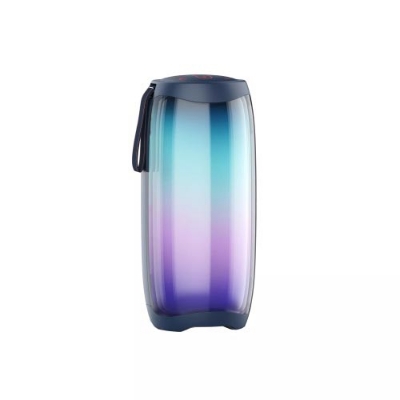 Picture of Wiwu Thunder P40 Portable Waterproof Dazzling LED Bluetooth Speaker with Microphone -Black