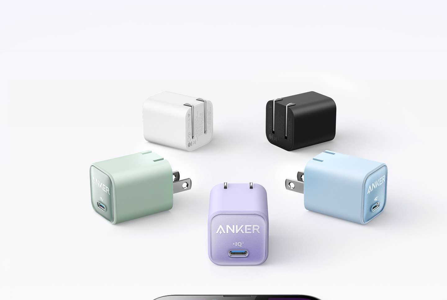 Picture of Anker Nano 3 30W Charger (Anker 511) for iPhone16 15 & 14 & 13 Series​ White