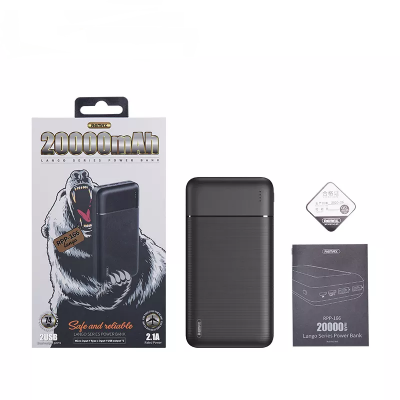 Picture of Remax RPP-166 20000MAh Lango Series Fast Charging Power Bank -Black