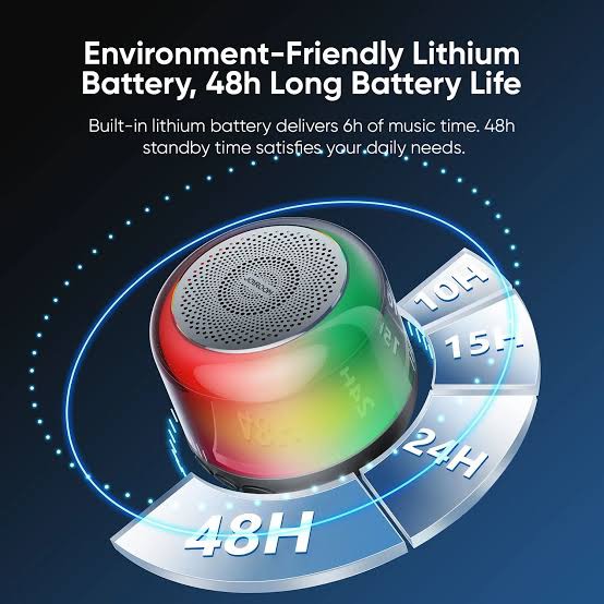 Picture of JOYROOM JR-ML03 Transparent RGB Bluetooth Wireless Speaker
