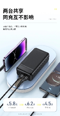Picture of Awei P7K 30000mAh fast Charging Power bank -Black