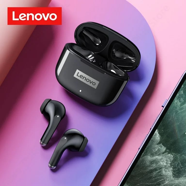 Picture of Lenovo LP40 Pro TWS Earphones Wireless Bluetooth 5.1 Sport Noise Reduction Headphon... -Black