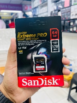 Picture of SanDisk Extreme PRO 64GB 200mbps SDXC UHS-I Memory Card -64GB