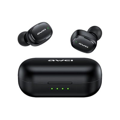 Picture of AWEI T13 Pro Bluetooth Earphones Wireless Waterproof Touch Earbuds Hifi Sound Quality -Black